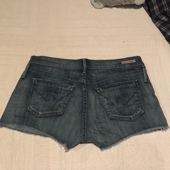 Rare Citizens of Humanity (CoH) Jean Cutt-off Shorts with Raw Waist Size: 28 - Picture 2 of 6